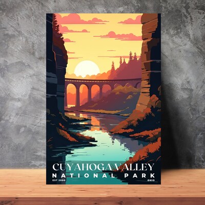 Cuyahoga Valley National Park Poster, Travel Art, Office Poster, Home Decor | S3 - image3